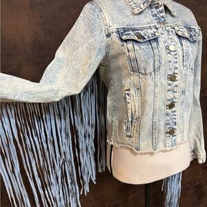 NWOT Bellisima fringe jacket